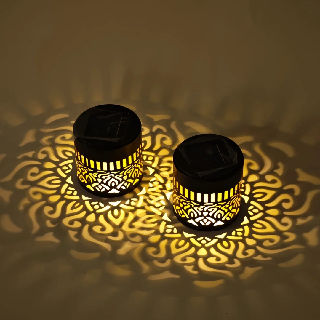 Lanterne Solaire Mandala Kelyro – Décoration lumineuse extérieure