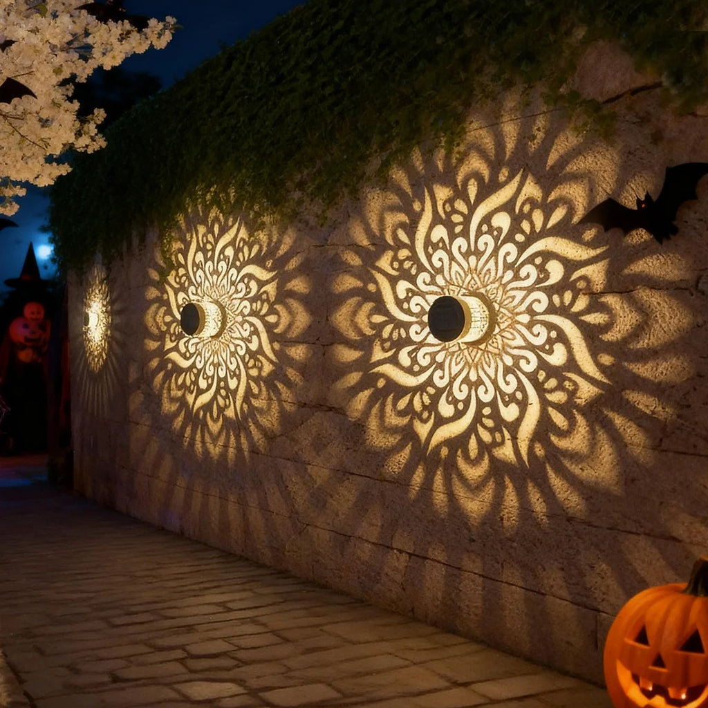 Lanterne Solaire Mandala Kelyro – Décoration lumineuse extérieure