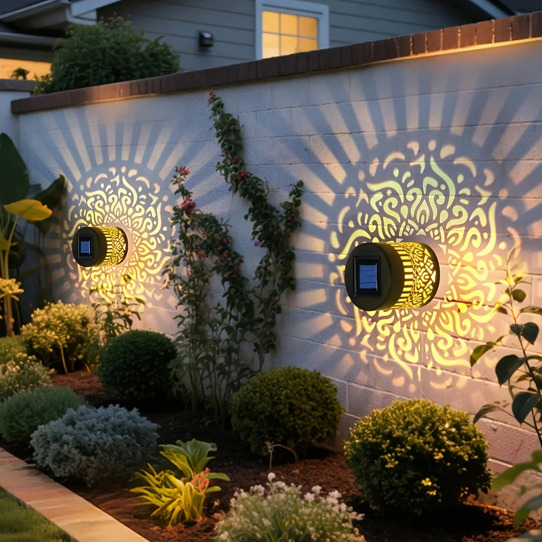 Lanterne Solaire Mandala Kelyro – Décoration lumineuse extérieure