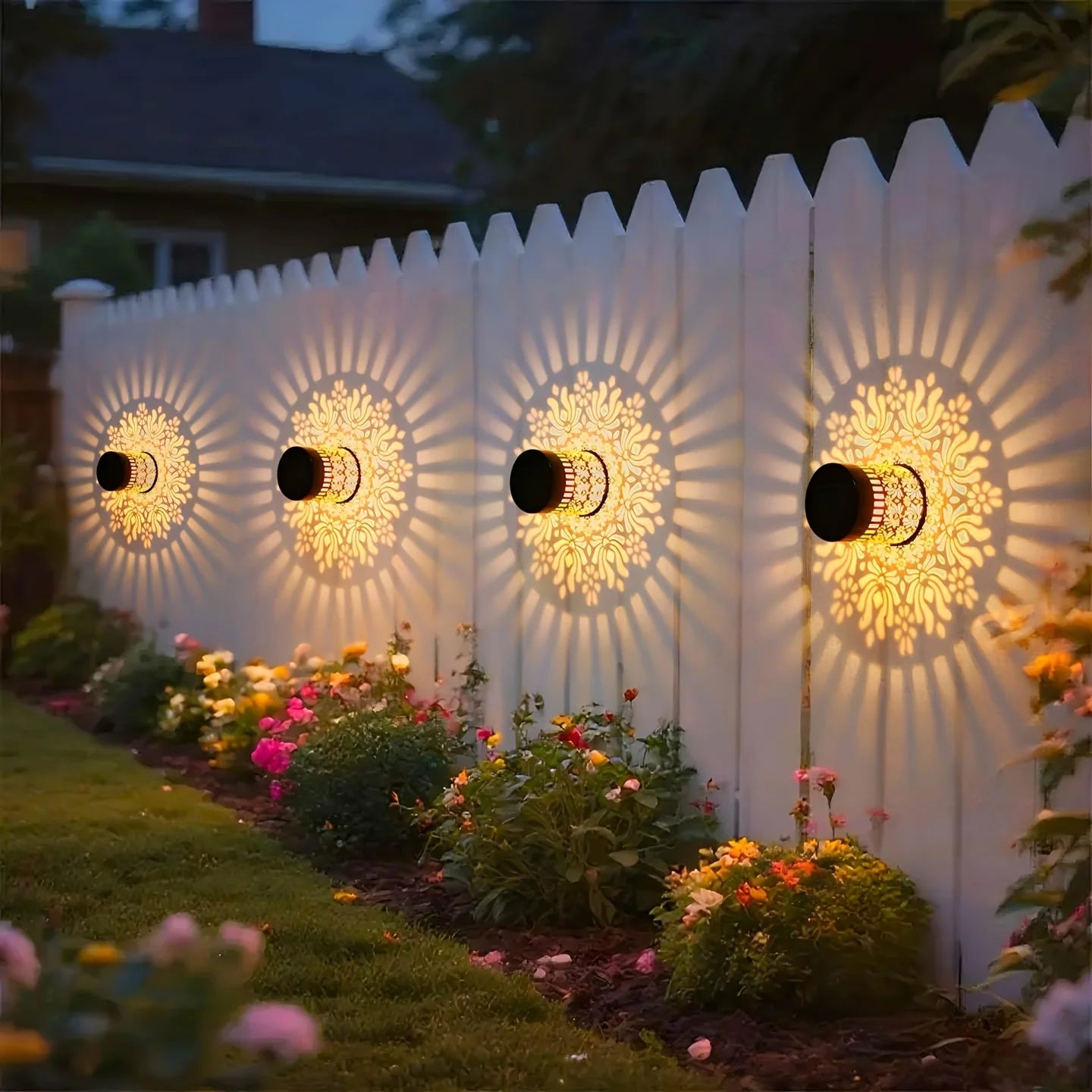 Lanterne Solaire Mandala Kelyro – Décoration lumineuse extérieure