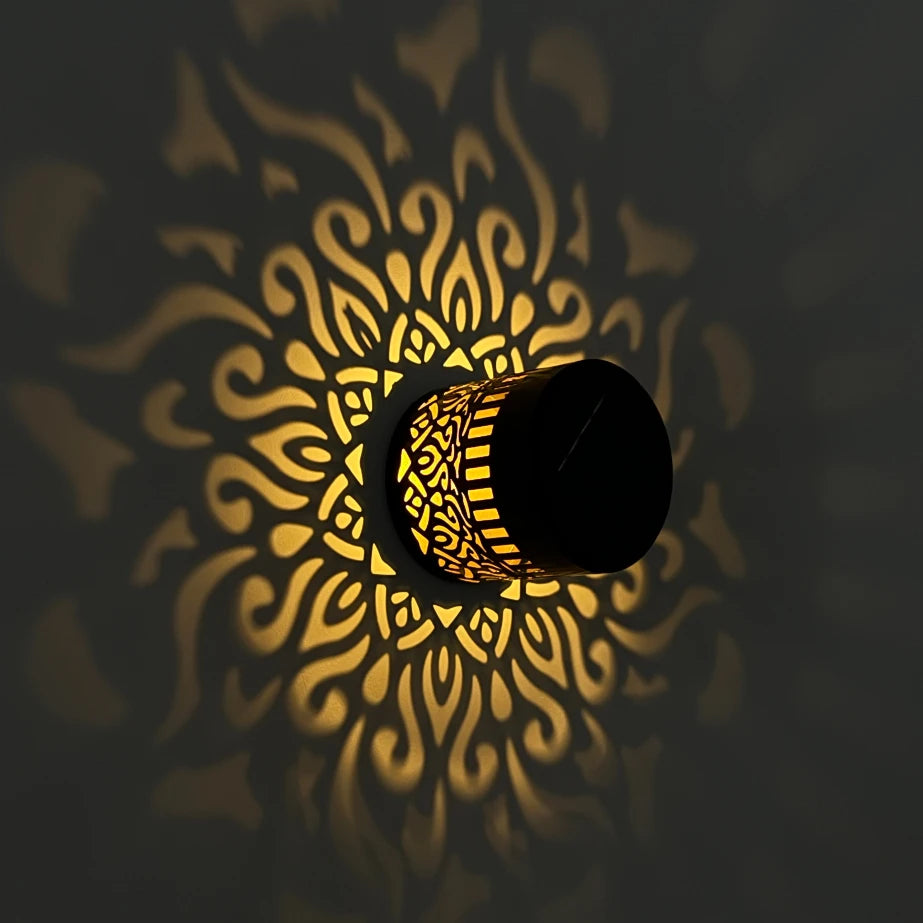 Lanterne Solaire Mandala Kelyro – Décoration lumineuse extérieure